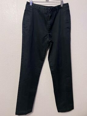 Van Heusen Black Straight-Fit Pants
